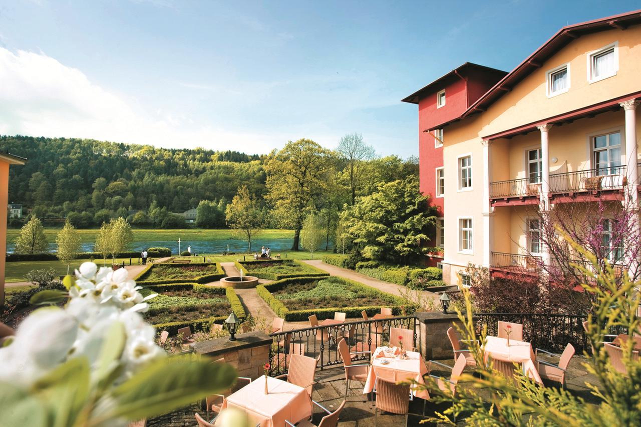 Parkhotel Bad Schandau Mit Spa Exterior photo